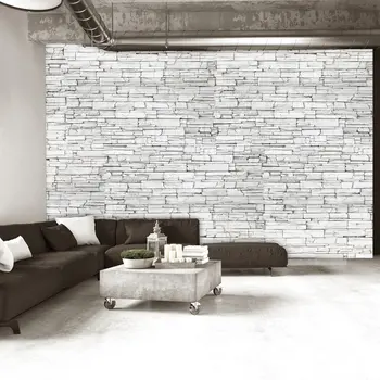 

Wall mural-White Brick - 100x70 cm