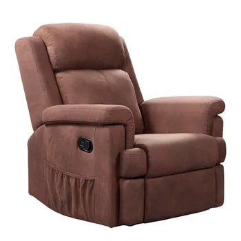 

Recliner Prague Spring Bagging, Reclining Backrest and Footrest Extendable (Chocolate)