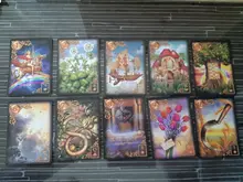 Cartas de juego de mesa para fiesta familiar, cartas de oráculo, guía del Tarot fantasma, adivinación, oráculo, oferta