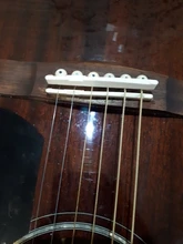 Acoustic-Guitar Saddle-And-Nut Bone-Bridge 6-String Real-Bone of 4pcs Made New 2sets