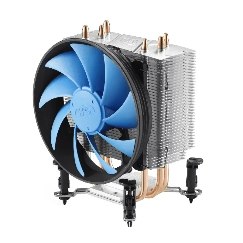 Вентилятор для процессора Deepcool GAMMAXX 300 Soc-1150/1155/1156/AM3+/FM1/FM2 4pin 18-21dB Al+Cu 130W 473g клипсы |