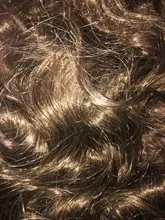 Coleta de pelo largo ondulado vigoroso para mujer, coleta sintética con cordón, coleta para mujer negra