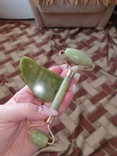 Cara Natural masajeador Guasha Jade rodillo raspador de herramientas de cuidado para la piel Facial de masaje Microniddle limpiador Facial cuidado de la piel