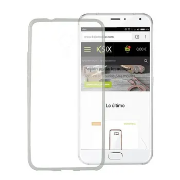 

Mobile cover Meizu M5s KSIX Flex TPU Transparent