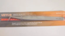 Pinzas para pestañas postizas profesionales 6A-SA, extensión y volumen de pestañas, pinzas para las cejas, herramientas de maquillaje, 1 unidad