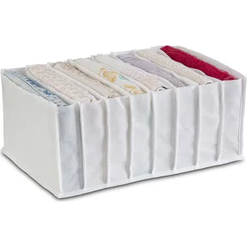 

Multi-size Drawer Wardrobe Bra Underwear Organizer Towel Foldable Home Storage Box Pocket and Closet Organizer For Scarfs Socks