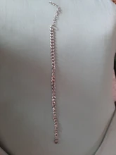 Sifisrri-Cadena de eslabones cubanos para hombre y mujer, brazalete de acero inoxidable de 3/5/7mm, color negro y dorado, joyería Unisex