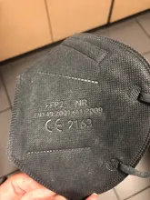 10-100 Uds ffp2mask KN95 máscaras 5 capas cara boca máscaras reutilizable Filtro de protección KN95 respirador fpp2mask CE negro Mascarillas