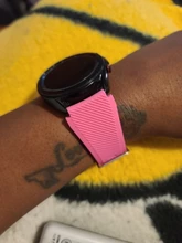 20mm, 22mm, banda para Samsung Galaxy ver 3/46mm/42mm/Activo 2/46 de s3 frontera/S2/deporte pulsera de silicona Huawei GT 2/2E Correa