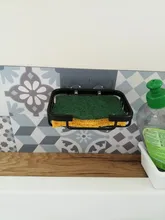 Plato de soporte para jabón, estante de almacenamiento para montar en paredes, tipo hueco, esponja, accesorios de baño, 1 Uds.