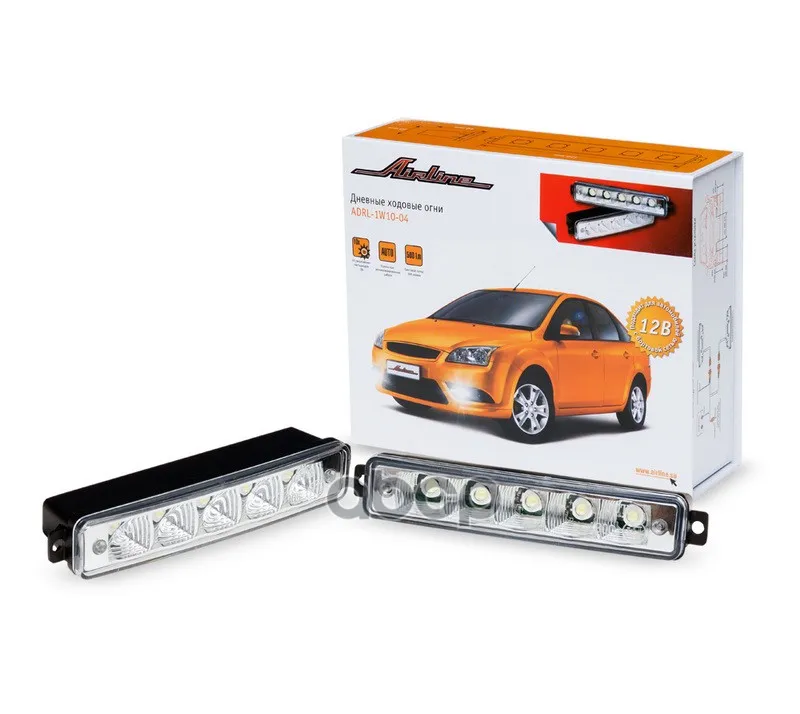 Adrl-1w10-04_дневные Ходовые Огни! 1вт, 10led Airline Adrl1w1004 AIRLINE арт. ADRL1W1004