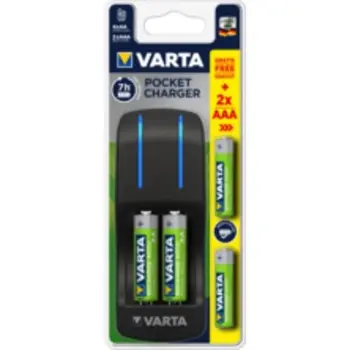 

BATTERY CHARGER HR06 HR03 + 2AA VARTA