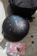 Drum Padded-Drum-Bag Meditation Mallets Steel Yoga 12inch Brand 13-Tone with Pair of