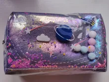 Estuche de lápices de gran capacidad con purpurina, cartuchera de estrellas, portalápices para escuela, estuches de lápices, artículos de papelería