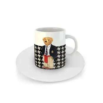 

Business Man Bear Crowbar Pattern Turkish Coffee Espresso Cup