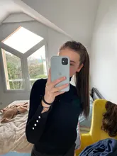 Coleta larga y recta para envolver alrededor de coleta, extensiones de cabello, peluca Natural, sombreros, cabello sintético, marrón, gris, 613