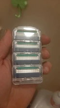Gillette-Cuchillas de afeitar para hombre Fusion, 5 capas, cuchillas de seguridad, acero inoxidable, cuidado de la cara, 4 unidades