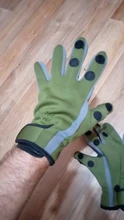 Facecozy de invierno al aire libre de pesca impermeable guantes dos o tres dedos cortados antideslizante escalada guante senderismo Camping montar guantes