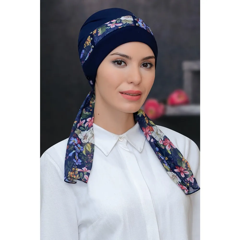 Hijab Turban Hat 2021 New Inner Caps for Women Muslim Stretch Islamic Indian Arab Wrap Head Scarf Turban Pour Femme Headdress