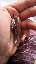 Declaración sin Piercing para la oreja, de estrás de cristal brazalete de Clip de perno Pendientes para las mujeres Pendientes de moda Pendientes joyas Bisutería