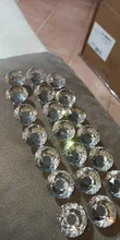 Wardrobe Handles Hardware Drawer Pull Cupboard Glass-Knobs Cabinet-Door Crystal Diamond-Shape