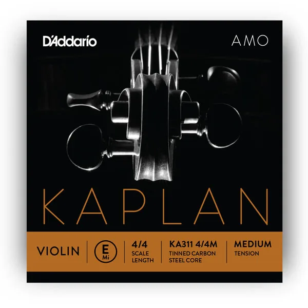 KA310-4/4M Kaplan Amo Комплект струн для скрипки 4/4 среднее D&#x27Addario | Спорт и развлечения
