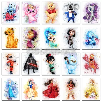 

5D Diamond painting Cartoon Winnie Pooh star wars girl art daimond painting Full Square Cross stitch Full Round Diamond mosaic