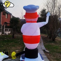 Air Dancers Sky Tubeman Dancer Inflatables Cook Man Welcome Promotion Balloon Advertising Wave hands Chef for Restaurants Store 2