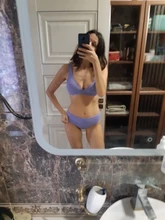 INGAGA Bikinis Sexy cintura alta traje de baño mujeres traje de baño Bikini Push Up de canalé de baño trajes de baño negro Bikini con cuello en V 2021 nuevo