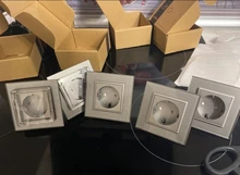 Power-Socket Glass-Panel Livolo Eu Wall Standard White 16A Crystal AC No 110--250v No-Logo