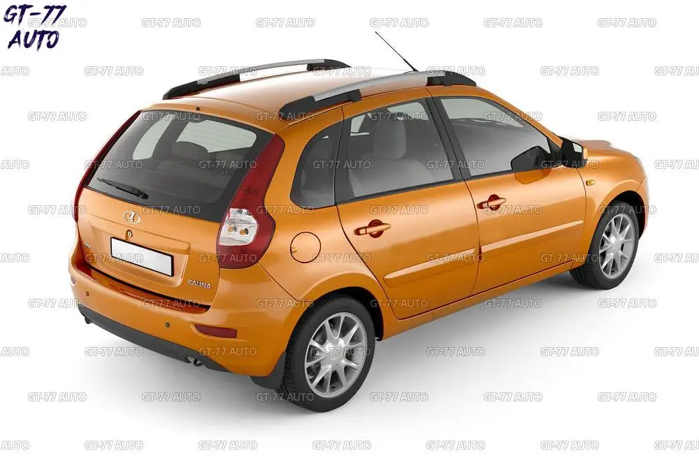 Рейлинги на крышу для Lada Kalina HB 2004-2013 алюминиевые с пластиковыми заглушками багажные системы стайлинг тюнинг