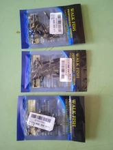 WALK FISH-flotadores de Pesca de 30 unids/lote, bloqueo de equipo de Pesca de deriva de rotación, accesorio de bobber de cobre + herramientas de goma, flotadores de Pesca