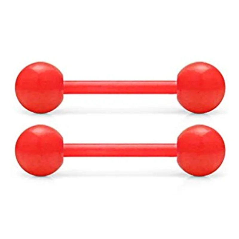 Acrylic Mix Tongue Piercing Lot 14G Tongue Piercing Bar Pack Nipple Set Lengua Bulk Ring Set 10/20/30PC for piercing jewelry,body jewelry,body piercing jewelry