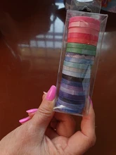 20 unids/pack Multi-color de la cinta de Washi Scrapbooking decorativo cintas adhesivas de papel japonés adhesivo de papelería