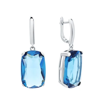 

Silver earrings with sieve sunlight sample 925