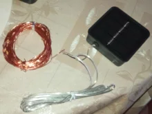 Outdoor Garland Fairy-Lights Solar-Power-Lamp Garden-Decoration Christmas Waterproof