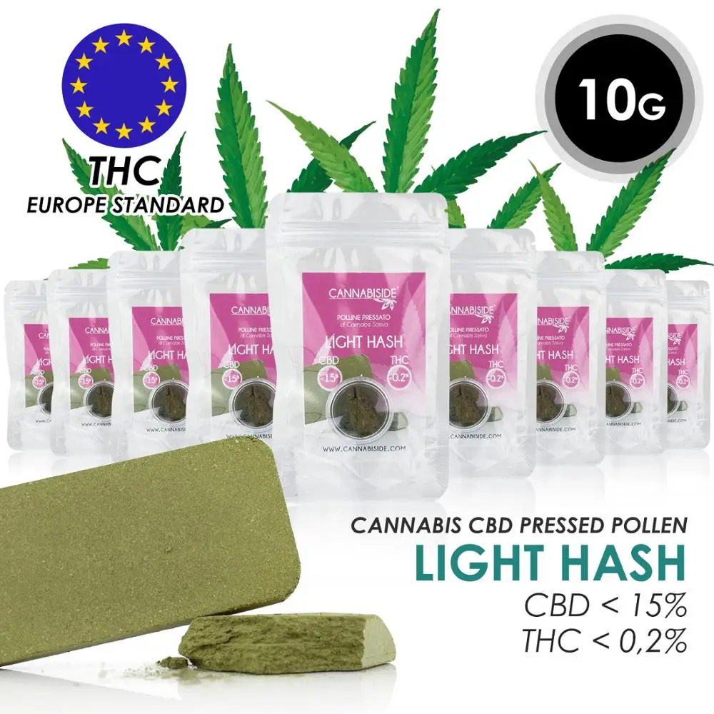Прессованная пыльца Cbd &lt15% 10 граммов Премиум качество из Италии натуральный