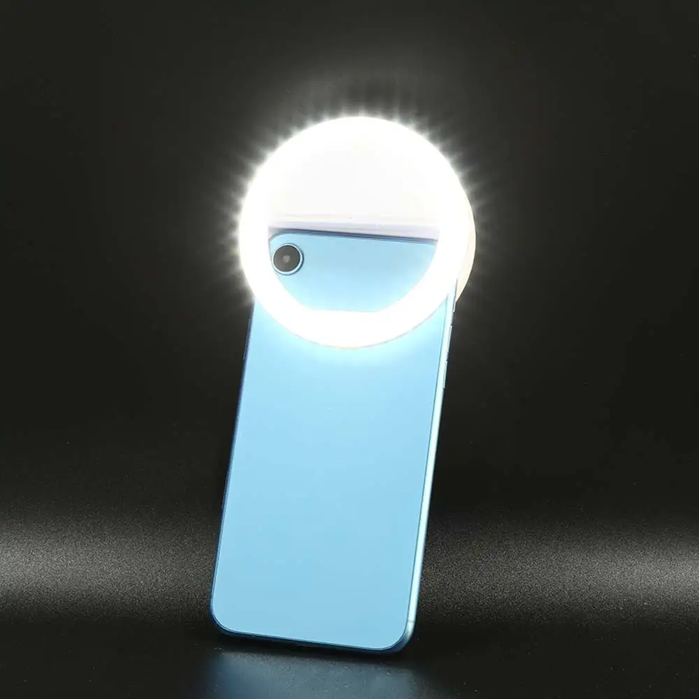 Мини-светодиодный кольцевой светильник для селфи, портативный телефонный светильник, светильник для красоты, лампа для фотосъемки, круглый светильник, косметическое зеркало для макияжа