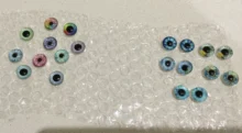 Cameo Glass-Cabochon Dragon Eyes Round Flatback 18mm Diy-Accessories Photo 25mm 