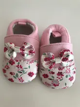 [Simfamilia] chico niñas primer caminante suave niño Niño Zapatos lindas flores suelas zapatos de cuna calzado para recién nacidos zapatos de bebé