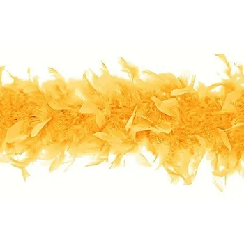 

Yellow Feather Boa for birthday party decoration, communes, anniversaries, children
