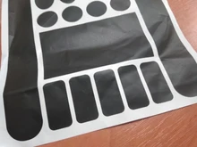 Pegatina protectora para bicicleta, resistente a arañazos, Cuadro de bicicleta de montaña, horquilla delantera, película protectora, Marco con cadenas, Protector de cinta de seguridad