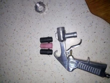 Pistola de pulverización de chorro de arena, herramienta abrasiva, boquillas de cerámica, Kit de puntas, herramientas neumáticas