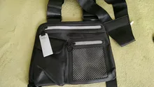 Chaleco de estilo callejero multifunción para mujer, Correa táctica de estilo Hip-Hop, bolsa de utilidad para el pecho, bolsa reflectante para el pecho para hombre G186