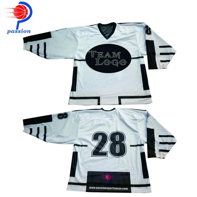 Custom team youth hockey jersey sublimation printing ice hockey wear