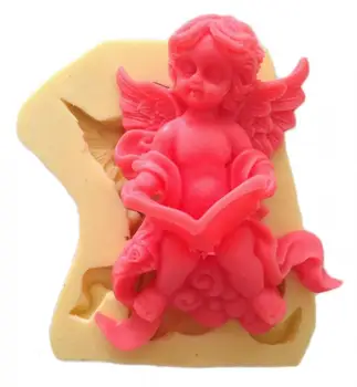 

Simo Silicone Book Studying Angel Soap and Scented Stone Mold