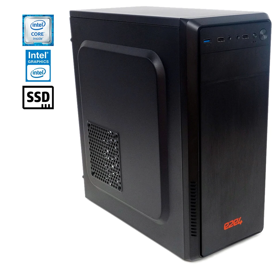 Системный блок e2e4 PC Office Middle, Intel Core i3 8100 3.6GHz, 8Gb RAM, 240Gb SSD, DOS, черный (Middle i3 8100 8G)|Десктопы| | АлиЭкспресс