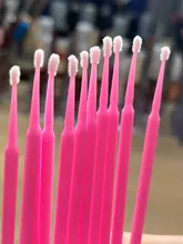 Extensiones de pestañas Micro desechables, duraderas, aplicadores individuales de belleza, herramientas para quitar pestañas, 50/100 unids/bolsa