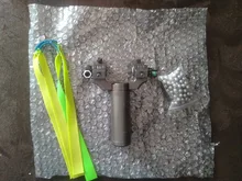 Tirachinas de cuero plano de alta precisión, catapulta con lazo para caza al aire libre, Honda profesional con puntero láser