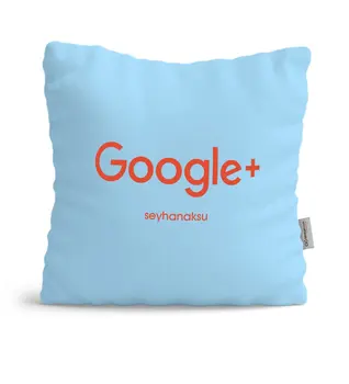 

Personalised Google Plus Blue Pillow